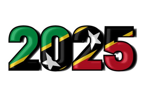 2025 Saint Kitts And Nevis PNG Vector PSD And Clipart With