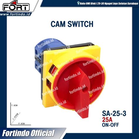 Jual Cam Switch Sa A On Off Merk Fort Saklar Putar Change Over