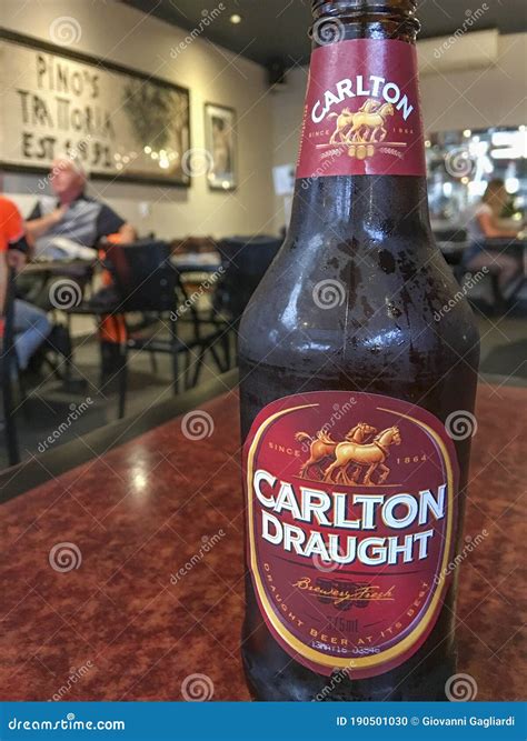 Phillip Island Australia November 2015 Carlton Draught Beer Bottle