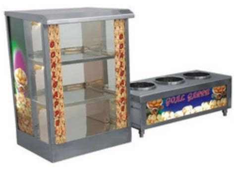 Stainless Steel Golgappa Display Counter For Street Food Stall At Rs