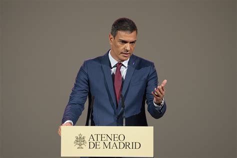 Pedro Sánchez Dice Que Su Proyecto Será “plenamente Coher