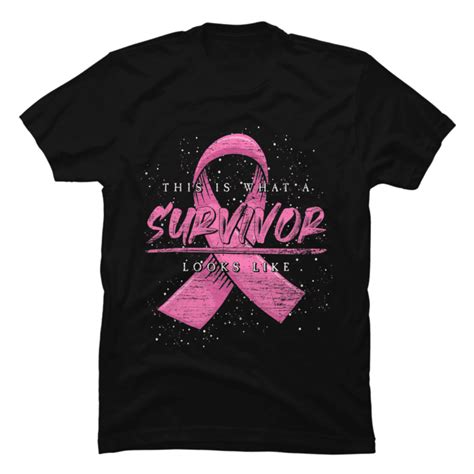 Cancer Survivor Pink Ribbon Breast Cancer Awareness Buy T Shirt Designs