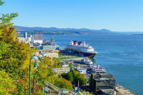 Lower Town And The Saint Lawrence River In Quebec City Editorial Image