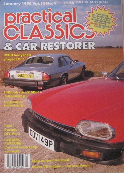 Practical Classics And Car Restorer Magazine 011990 Featuring Jaguar M