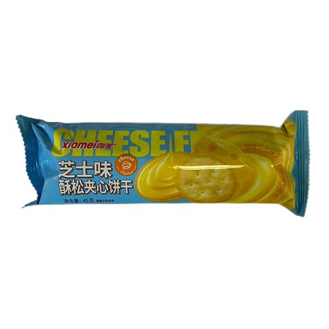 Печенье Xiamei Cheese со вкусом сыра, 45г. - Панда. Продукты из Китая и ...
