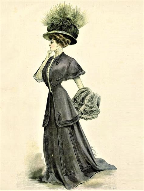 De Gracieuse 1908 Historical Fashion Edwardian Clothing Edwardian