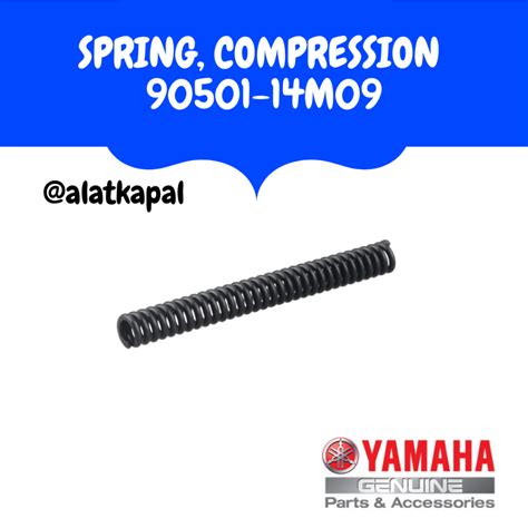 Jual SPRING COMPRESSION 90501 14M09 UNTUK MESIN TEMPEL YAMAHA 15PK