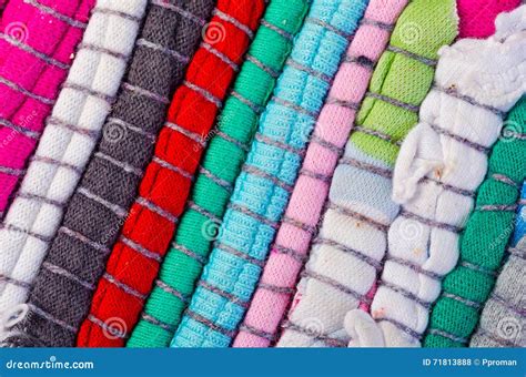 Striped Fabric Texture Stock Photography 71813888