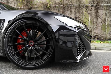 Audi Rs Rebaixado Preto Rodas Vossen Only Cars