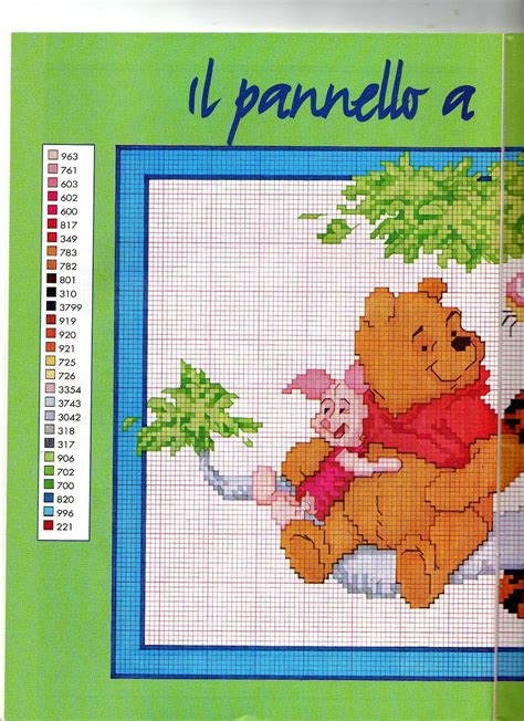 Winnie The Pooh Pimpi E Tigro 1 Magiedifilo It Punto Croce Uncinetto