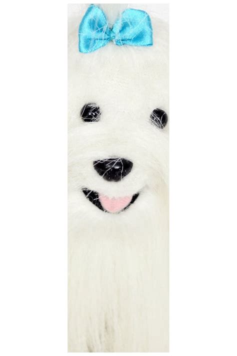 Mbd® Cute Stuffed Animal Dog Maltese Plush Puppy 18 Inch Doll Pet For