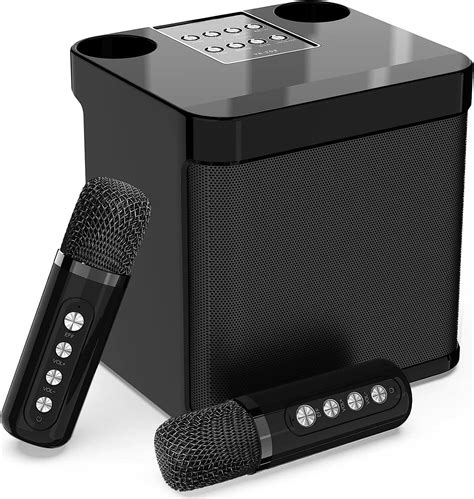 Lyiazsoy Karaoke Machine Speaker With Wireless Microphones For Adults