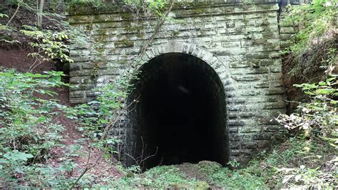 Railroad Tunnel Collapses Train Wreck Abandoned West Virginia