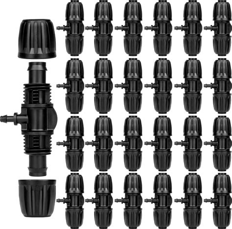 12 To 14 Drip Irrigation Fittings25pack Barbed Tee 12 Inch Drip Irrigation