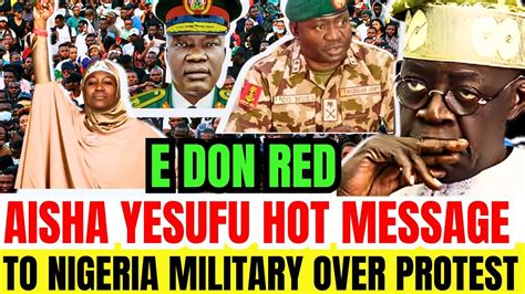 Breaking🔥 Finally Aisha Yesufu Dares 🇳🇬nig Military Over Protest