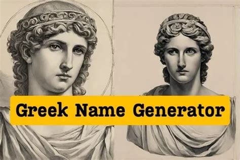 Greek Name Generator: Random Male & Female Names