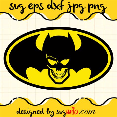 Bat Skull Svg Batman Svg Halloween Svg Eps Png Dxf Premium Quali