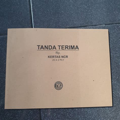 Jual Buku Tanda Terima Rupiah Besar Rangkap 2 Kota Surabaya