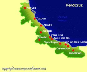 Mapa De Veracruz Pol Tico Regi N Mapa De Veracruz Mapa De Mexico Mapas