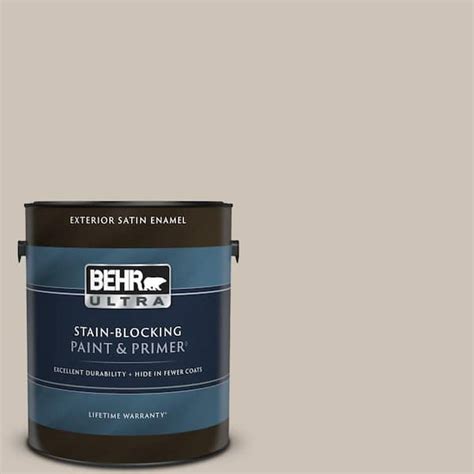 Behr Ultra Gal C Wheat Bread Satin Enamel Exterior Paint