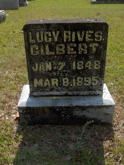 Lucy Waddell Rives Gilbert 1848 1895 Mémorial Find a Grave