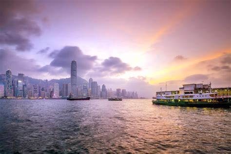 Premium Photo Hong Kong City Skyline In China Panorama