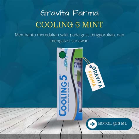 Jual Cooling5 Antiseptic Mouthspray Untuk Sariawan Dan Sakit