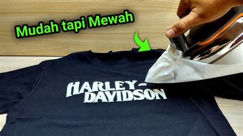 DIY Sablon Kaos Sendiri Efek Timbul Seperti Karet Dengan Cara Manual