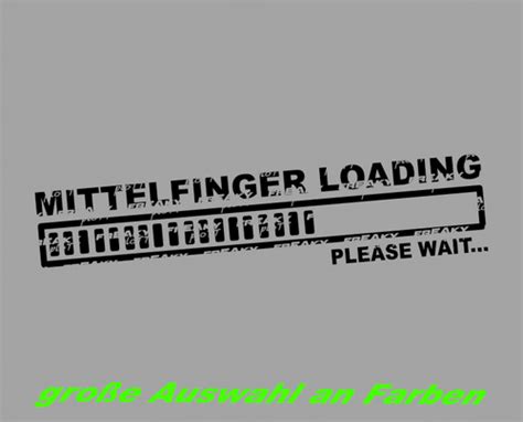 Mittelfinger Loading Fuck You Aufkleber Sticker Auto Motorrad Lustig Fun Jdm Ebay De