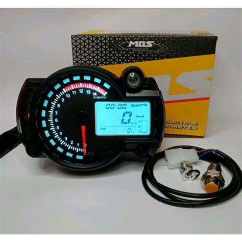 Jual Spido Rx2n Speedometer Digital Moz Set Soket Dan Sensor Speedo