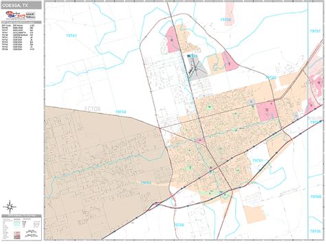 Odessa Texas County Maps