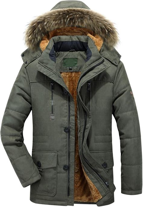 Veste Homme Mi Saison Habill Coton Outdoor Hiver Parka Warm Matelass E