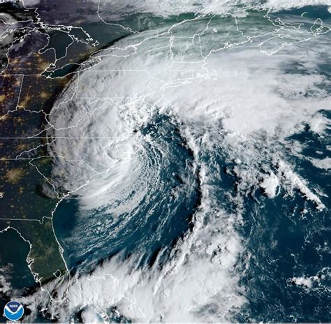 Tropical Storm Ophelia Makes Landfall As Coastal North Carolina Hit By