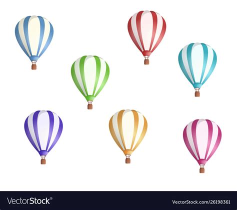 Hot Air Balloon Royalty Free Vector Image VectorStock