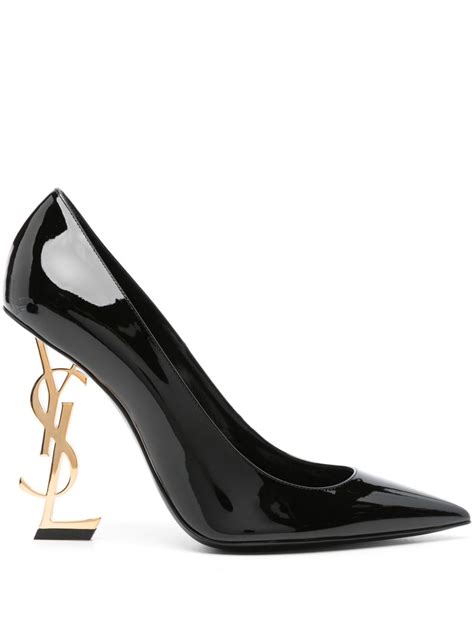 Saint Laurent Scarpin Opyum Salto 110mm Preto FARFETCH BR