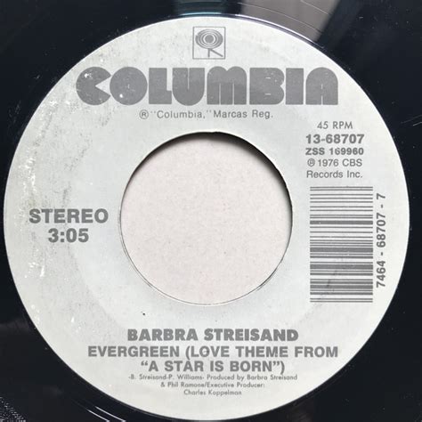 Barbra Streisand Memory evergreen (Vinyl Records, LP, CD) on CDandLP