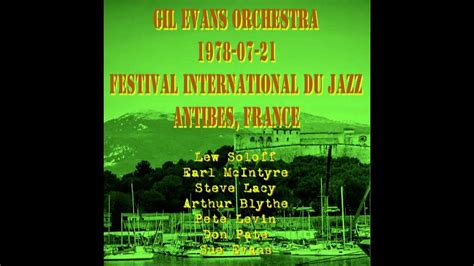 Gil Evans Orchestra Festival International Du Jazz