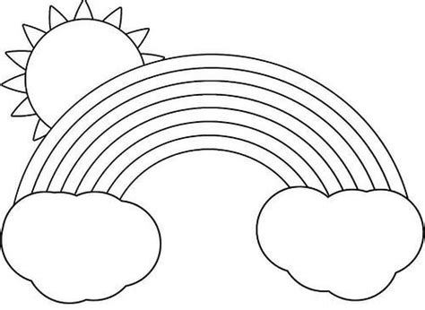 Recursos Y Actividades Para Educación Infantil Dibujos Para Colorear E Imagenes De Arco Iris