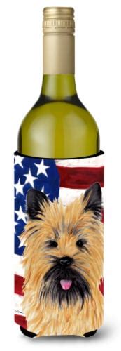 Carolines Treasures Sc9017literk Usa American Flag With Cairn Terrier Wine Bott 750 Ml Fry’s