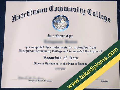 Where to buy Hutchinson Community College fake diploma