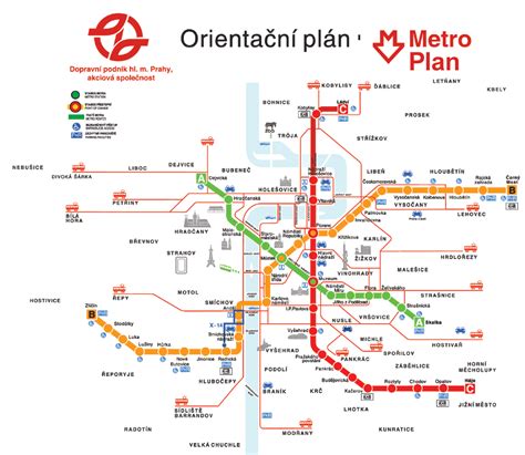 Prague Maps - City Center, Old Town, Map of Metro and Trams