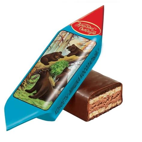 Шоколадные конфеты Мишка на Севере, Рот Фронт, 250g | Eurofood Tri-city