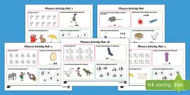 Eyfs Masdti Phonics Activity Mats Ages Teacher Made