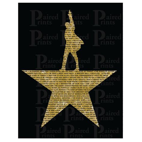 Hamilton Soundtrack 1 Poster - Etsy