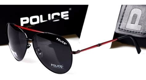 Óculos Police Aviador Masculino Militar Polarizado Policia R 157 77