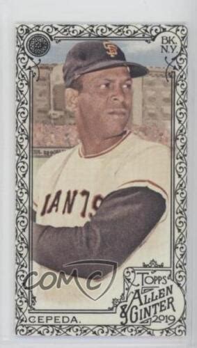 Topps Allen Ginter Mini Black Orlando Cepeda Short Print