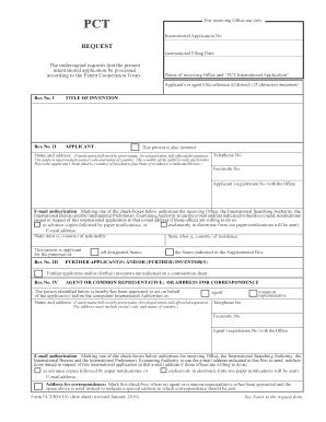 Fillable Online Chapter 11 International Phase Of The PCT Applicant S