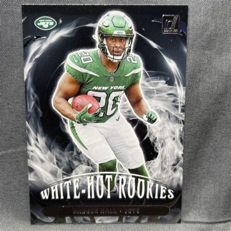 2022 PANINI DONRUSS BREECE HALL WHITE HOT ROOKIES ROOKIE CARD RC WHR 6