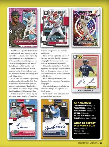 Sports Card Monthly Magazine December 2022 Subscriptions Pocketmags