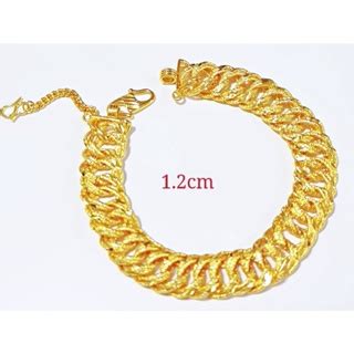 Emas Korea Gred A Rantai Tangan Lipan Pasir Bracelet Gold Plated K